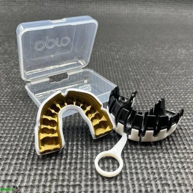Капа OPRO Instant взрослая (возраст 11+) White/Gold (art.102520006)