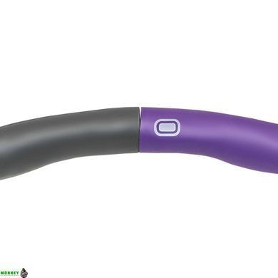 Обруч складной мягкий Хула Хуп Hula Hoop SP-Sport BY-018 Малиновый-серый 8 секций двухцветный