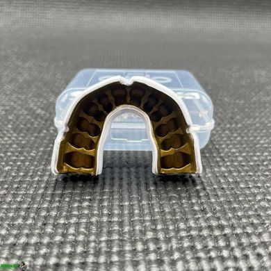 Капа OPRO Instant взрослая (возраст 11+) White/Gold (art.102520006)