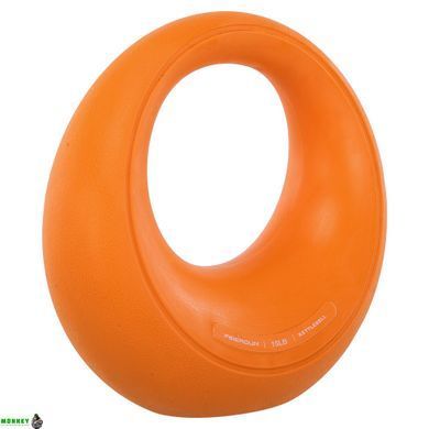 Гиря з TPR покриттям Star Moon SP-Sport SC-80145-15LB Помаранчева вага 6,8 кг