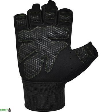 Перчатки для фитнеса RDX W1 Half Army Green M