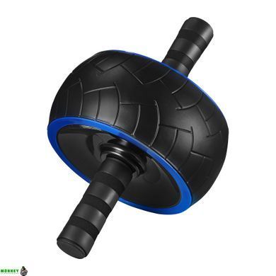 Ролик (гімнастичне колесо) для преса 4FIZJO Ab Wheel XL Black/Blue (P-5907739314437)