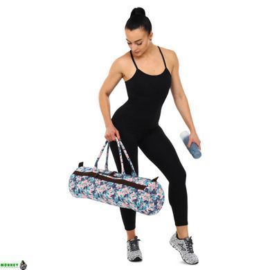 Сумка для йога коврика KINDFOLK Yoga bag SP-Sport FI-6969-5 розовый-голубой