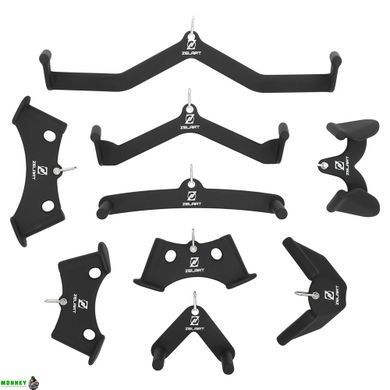 Рукоятка для тяги с широким хватом Zelart TA-9629 55см черный