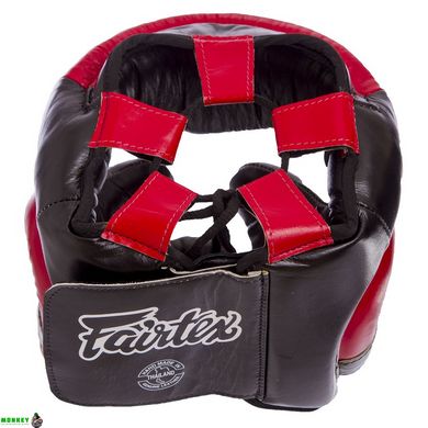 Шлем боксерский с полной защитой кожаный FAIRTEX HG13-LACES M-XL цвета в ассортименте