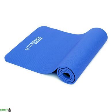 Килимок спортивний Cornix NBR 183 x 61 x 1 cм для йоги та фітнесу XR-0009 Blue