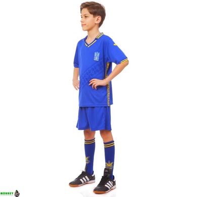 Форма футбольная детская SP-Sport УКРАИНА 2019 CO-8172 XS-XL синий