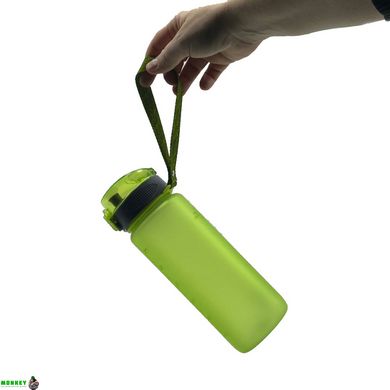 Бутылка для воды CASNO 850 мл KXN-1183 Зеленая + металлический венчик