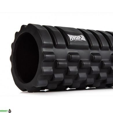 Массажный ролик (роллер) PowerPlay 4025 Massage Roller Черный (33x14см.)