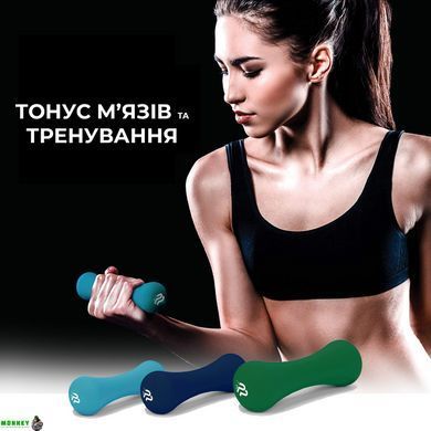 Гантель PowerPlay 4126 неопренова 3 кг