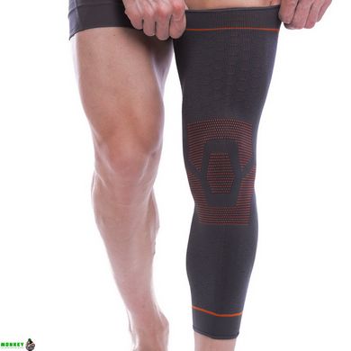 Бандаж эластичный удлинённый компрессионный на голень и колено Knee compression sleeve SIBOTE ST-948 S-XL 1шт