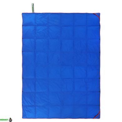 Ковдра туристична PUFFY DOWN BLANKET 4Monster C-BKR-178 Синій (Нейлон 820D380T, качиний пух, покриття W, R водонепроник., р-р 127x178см, t -20 до 0)