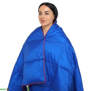 Ковдра туристична PUFFY DOWN BLANKET 4Monster C-BKR-178 Синій (Нейлон 820D380T, качиний пух, покриття W, R водонепроник., р-р 127x178см, t -20 до 0)