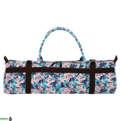 Сумка для йога коврика KINDFOLK Yoga bag SP-Sport FI-6969-5 розовый-голубой