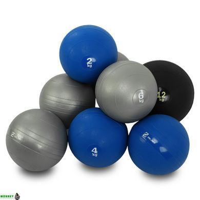 Мяч медицинский слэмбол для кроссфита Record SLAM BALL FI-5165-12 12кг черный