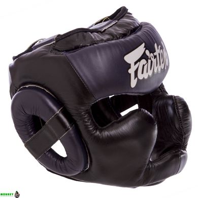 Шлем боксерский с полной защитой кожаный FAIRTEX HG13-LACES M-XL цвета в ассортименте