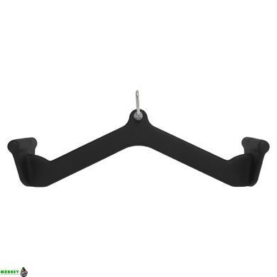 Рукоятка для тяги с широким хватом Zelart TA-9629 55см черный