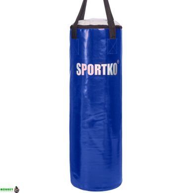 Мешок боксерский Цилиндр ременное крепление Классик SPORTKO MP-3 высота 85см цвета в ассортименте