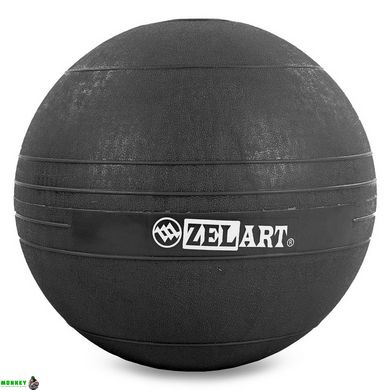 Мяч медицинский слэмбол для кроссфита Record SLAM BALL FI-5165-12 12кг черный