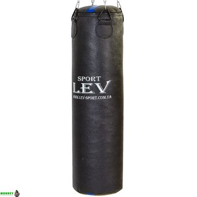 Мішок боксерський Циліндр LEV LV-2810 висота 120см чорний