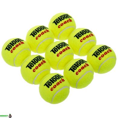 М'яч для великого тенісу TELOON COACH T851 48шт салатовий