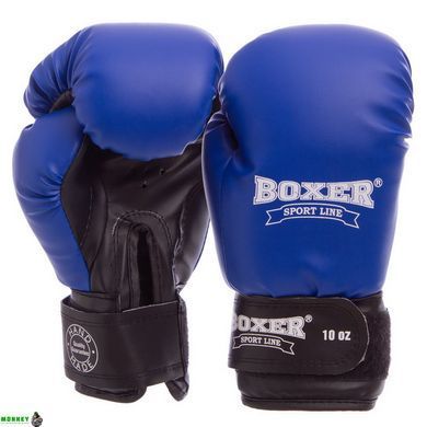 Рукавички боксерські BOXER Еліт 2022 червоний-чорний 10 унції