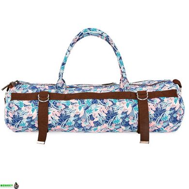 Сумка для йога килимка KINDFOLK Yoga bag SP-Sport FI-6969-5 рожевий-блакитний