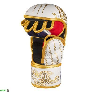 Перчатки для ММА Phantom Muay Thai White Gold L/XL (капа в подарок)