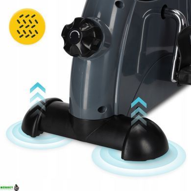 Мини велотренажер 4FIZJO Active 2 в 1 для рук и ног Grey/Black (P-5905973401708)