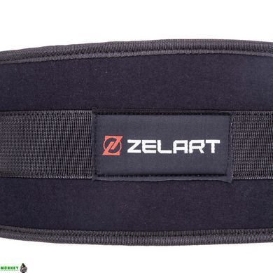 Пояс атлетичний посилений регульований ZELART SB-165447 L чорний