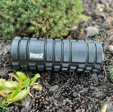Массажный ролик (роллер) PowerPlay 4025 Massage Roller Черный (33x14см.)