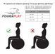 М'яч для фітнесу PowerPlay 4001 65см Сірий + насос