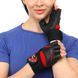 Перчатки для фитнеса и тяжелой атлетики HARD TOUCH FG-9532 Черный-синий S