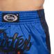 Шорты для тайского бокса и кикбоксинга FAIRTEX BS1702 S-XL синий-черный