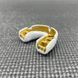 Капа OPRO Instant взрослая (возраст 11+) White/Gold (art.102520006)