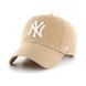 Кепка 47 Brand NY YANKEES коричневый Уни OSFA артB-RGW17GWSNL-KHC