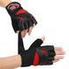Перчатки для фитнеса и тяжелой атлетики HARD TOUCH FG-9532 Черный-синий S