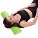 Роллер (напівциліндр) для йоги і пілатесу масажний Zelart FI-2571 60см салатовий