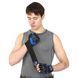 Перчатки для фитнеса и тяжелой атлетики HARD TOUCH FG-9532 Черный-синий S