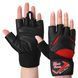 Перчатки для фитнеса и тяжелой атлетики HARD TOUCH FG-9532 Черный-синий S