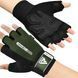 Перчатки для фитнеса RDX W1 Half Army Green M