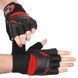 Перчатки для фитнеса и тяжелой атлетики HARD TOUCH FG-9532 Черный-синий S