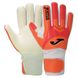 Перчатки вратарские юниорские Joma HUNTER 400909-042 (PVC, PL, р-р 4-8, коралловый-белый)
