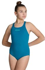 Купальник закрытый для девочек Arena TEAM SWIMSUIT SWIM PRO SOLID голубой Дет 128см