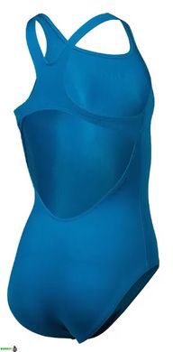 Купальник закрытый для девочек Arena TEAM SWIMSUIT SWIM PRO SOLID голубой Дет 128см