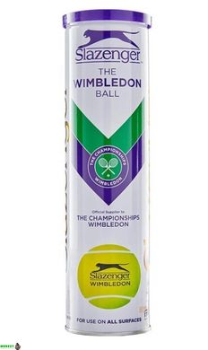 М'ячі для тенісу Slazenger Wimbledon Ultra-Vis + H