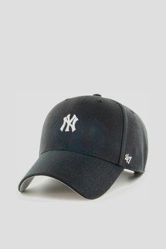 Кепка MVP 47 Brand YANKEES BASE RUNNER SNAP чорний, сірий Уні OSFA