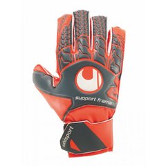 Вратарские перчатки Uhlsport Aerored Soft SF Junior Size 4 Orange/Grey