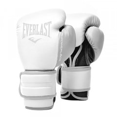 Боксерские перчатки Everlast POWERLOCK BOXING GLOVES белый Уни 10 унций