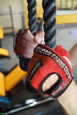 Рукавички для фітнесу і важкої атлетики Power System Workout PS-2200 Red XXL